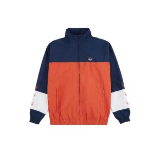 Originals Повседневная удобная спортивная куртка с воротником-стойкой Осенние мужские куртки Оранжевый Синий DV3117 Adidas
