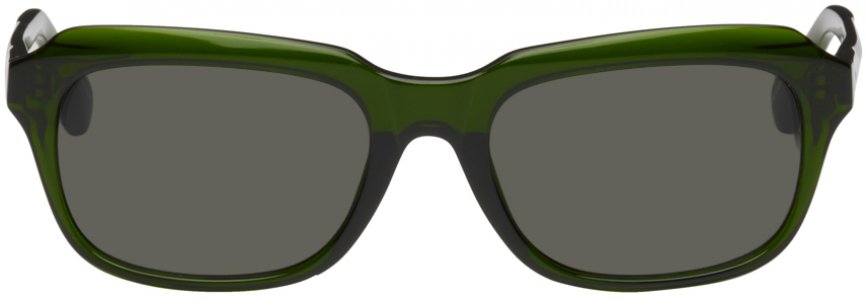 Зеленые солнцезащитные очки Linda Farrow Edition 90 C3 Dries Van Noten