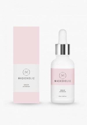 Сыворотка для лица Maskoholic корректирующая с себорегулирующим эффектом проблемной кожи, 30 мл. Цвет: розовый