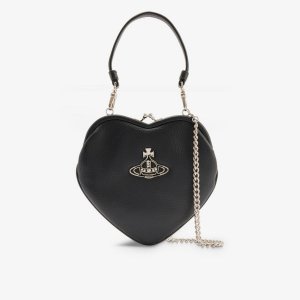 Кожаный кошелек Belle Heart , черный Vivienne Westwood