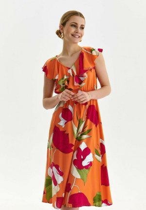 Летнее платье , оранжевый Drywash