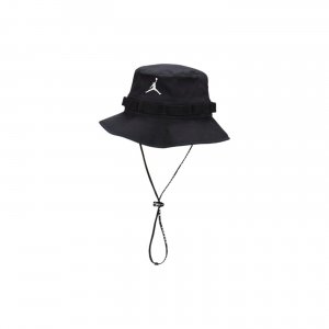 Logo Embroidered Bucket Hat Unisex Hats Black FD5188-010 Jordan