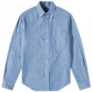 Рубашка Button Down Summer Chambray Shirt Gitman Vintage