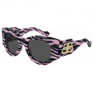 Солнцезащитные очки BALENCIAGA, бабочка, оправа: пластик, с защитой от УФ, для женщин, разноцветный Balenciaga. Цвет: мультиколор