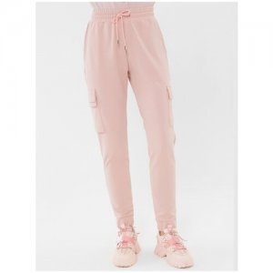 Трикотажные брюки зауженные розовые (42) LO. Цвет: розовый
