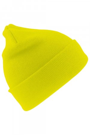 Шерстяная термолыжная/зимняя шапка с утеплителем Thinsulate 3M , желтый Result