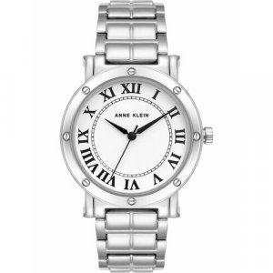 Наручные часы , белый, серебряный ANNE KLEIN. Цвет: серебристый/белый