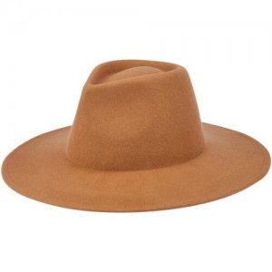 Шляпа , размер 55-57, коричневый SCORA. Цвет: бежевый
