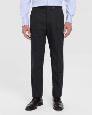 Мужские классические брюки классического серого цвета, серый Mirto. Цвет: серый