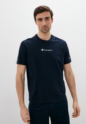 Футболка Champion LEGACY American Tape Crewneck T-Shirt. Цвет: синий