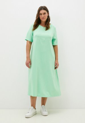 Платье Olsi. Цвет: зеленый