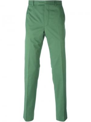 Плотные брюки Carven. Цвет: зелёный