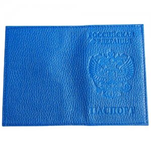 Обложка для паспорта ForAll, синий Forall. Цвет: синий
