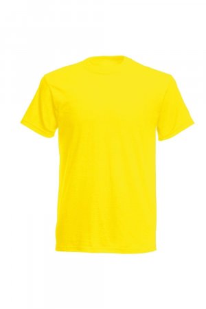 Оригинальная полноразмерная футболка Screen Stars с короткими рукавами , желтый Fruit of the Loom