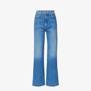 Широкие джинсы Ditcher Roller с высокой посадкой из эластичного органического денима , цвет arigato mr robato Mother