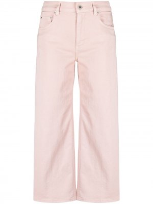 Укороченные джинсы широкого кроя Dondup. Цвет: розовый