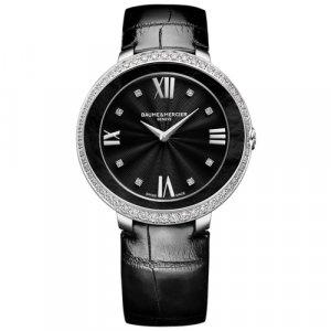 Наручные часы BAUME & MERCIER, черный Baume&Mercier. Цвет: черный