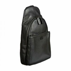 Рюкзак , натуральная кожа, внутренний карман, черный Sergio Belotti. Цвет: черный