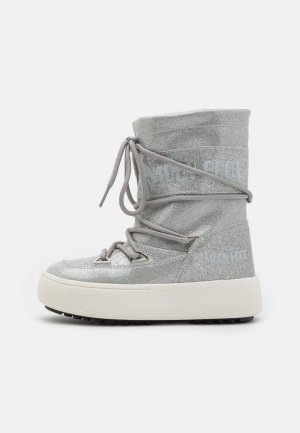 Ботинки на шнуровке Glitter Unisex , цвет silver Moon Boot