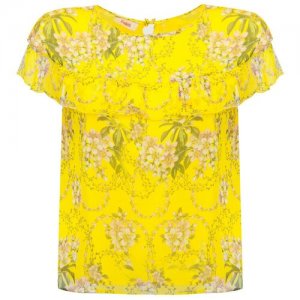 Рубашка , размер 44 (M), желтый Blugirl. Цвет: желтый