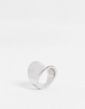 Броское серебристое кольцо -Серебряный DesignB London
