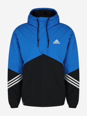 Куртка утепленная мужская Back to Sport, Синий adidas. Цвет: синий