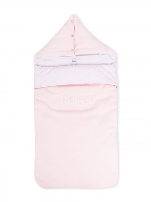 Конверт с вышитым логотипом BOSS Kidswear. Цвет: розовый