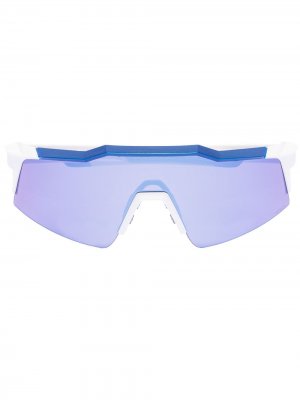 Спортивные солнцезащитные очки Speedcraft 100% Eyewear. Цвет: синий