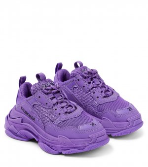 Кроссовки Triple S , фиолетовый Balenciaga Kids
