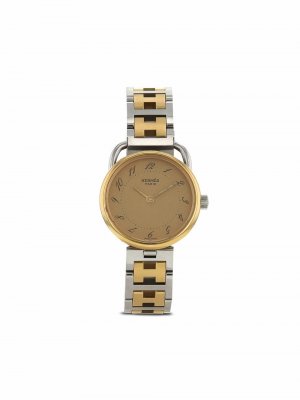 Наручные часы Arceau pre-owned 25 мм 1990-х годов Hermès. Цвет: золотистый