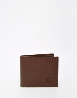Складной матовый бумажник Mi-Pac. Цвет: коричневый