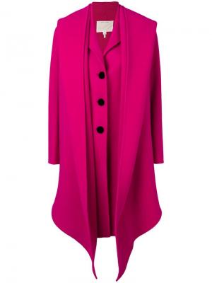 Пальто с зазубренными лацканами Marc Jacobs. Цвет: розовый