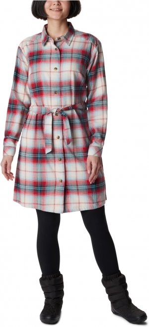 Фланелевое платье Holly Hideaway , цвет Red Lily Ombre Tartan Columbia