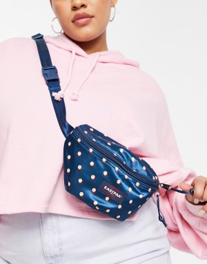 Темно-синяя сумка-кошелек на пояс в горошек Luxe-Многоцветный Eastpak