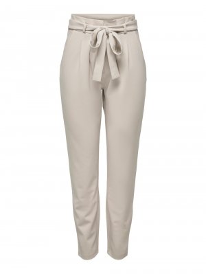 Зауженные брюки со складками спереди Tanja, светло-серый JDY