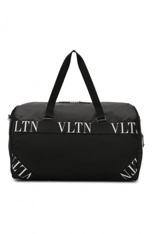 Текстильная дорожная сумка Garavani Valentino. Цвет: черный