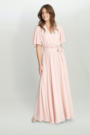 Крисси-розовое платье макси с короткими рукавами , розовый Gina Bacconi