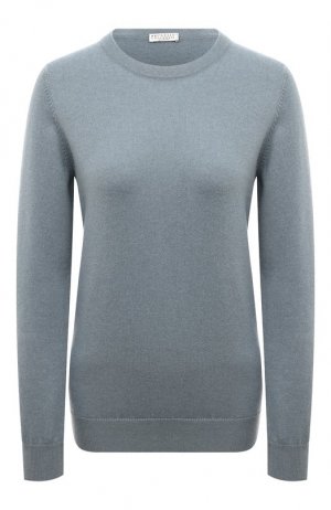 Кашемировый пуловер Brunello Cucinelli. Цвет: голубой