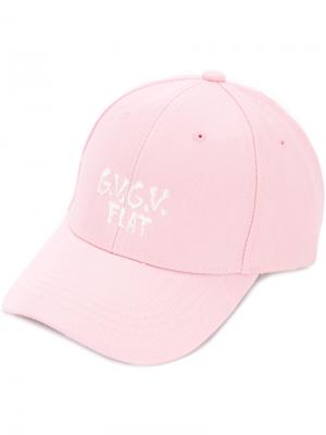 Бейсбольная кепка с вышивкой G.V.G.V.Flat. Цвет: розовый и фиолетовый