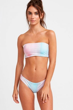 Бюстгальтер Женский Rvca Entrance Bandeau Multi. Цвет: мультиколор