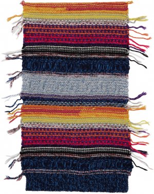 Многоцветный шарф в неравномерную полоску Chloé
