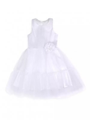 Плиссированное платье Bridget из тюля для маленьких девочек и , белый Zoe