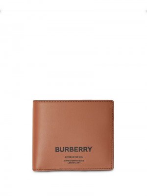 Бумажник с принтом Horseferry Burberry. Цвет: коричневый