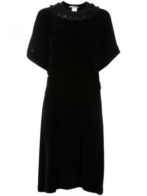 Асимметричное платье Veronique Branquinho. Цвет: черный