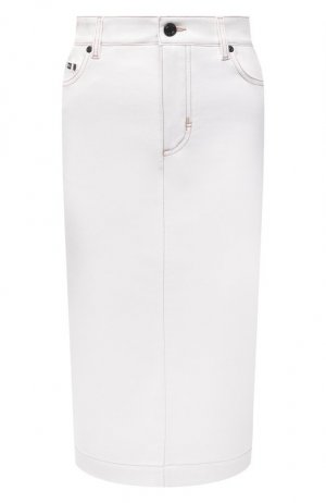 Джинсовая юбка Tom Ford. Цвет: белый