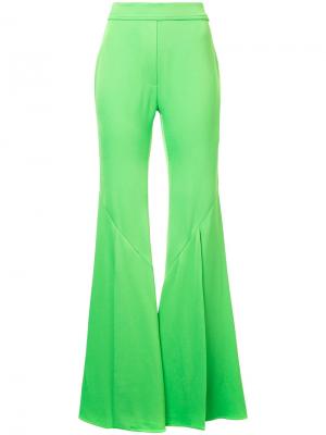 Широкие укороченные брюки Ellery. Цвет: зеленый