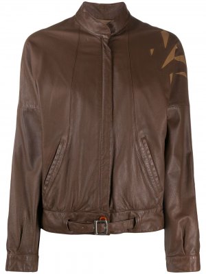 Куртка 1980-х годов с контрастными вставками A.N.G.E.L.O. Vintage Cult. Цвет: коричневый