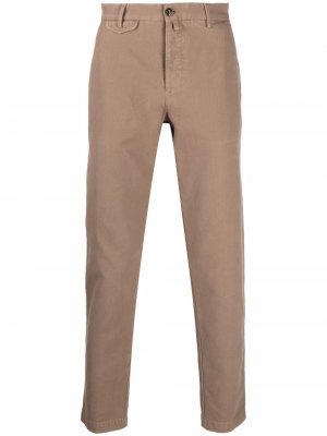 Укороченные брюки чинос Briglia 1949. Цвет: бежевый