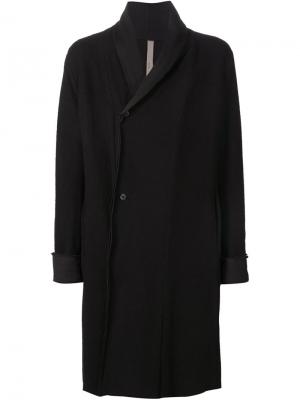 Объемное пальто Poème Bohémien. Цвет: чёрный
