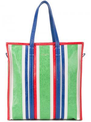 Большая сумка-тоут Bazar Shopper Balenciaga. Цвет: зелёный